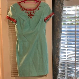 Lilly Pulitzer beaded shift dress